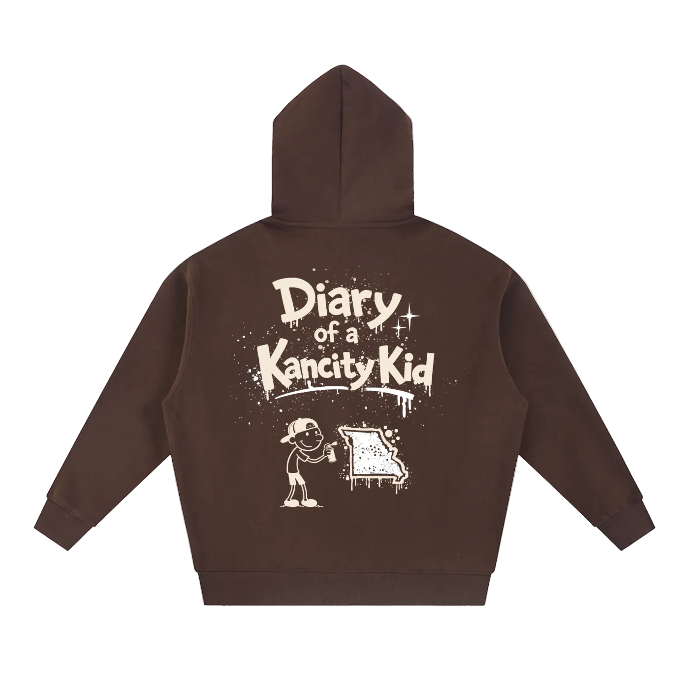 Kancity Kid MO Oversized Zip Hoodie