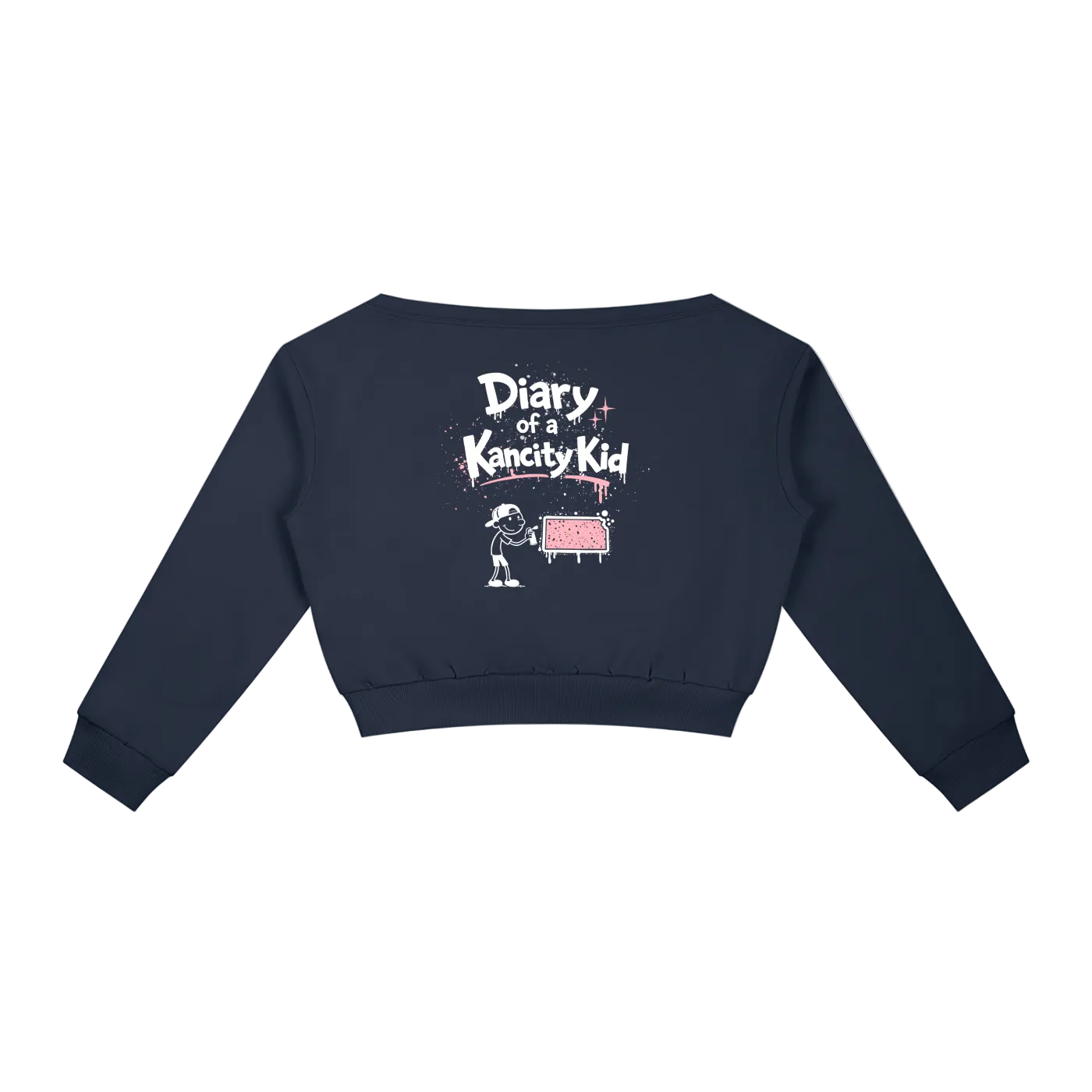 W Kancity Kid KS Off-Shoulder Sweatshirt