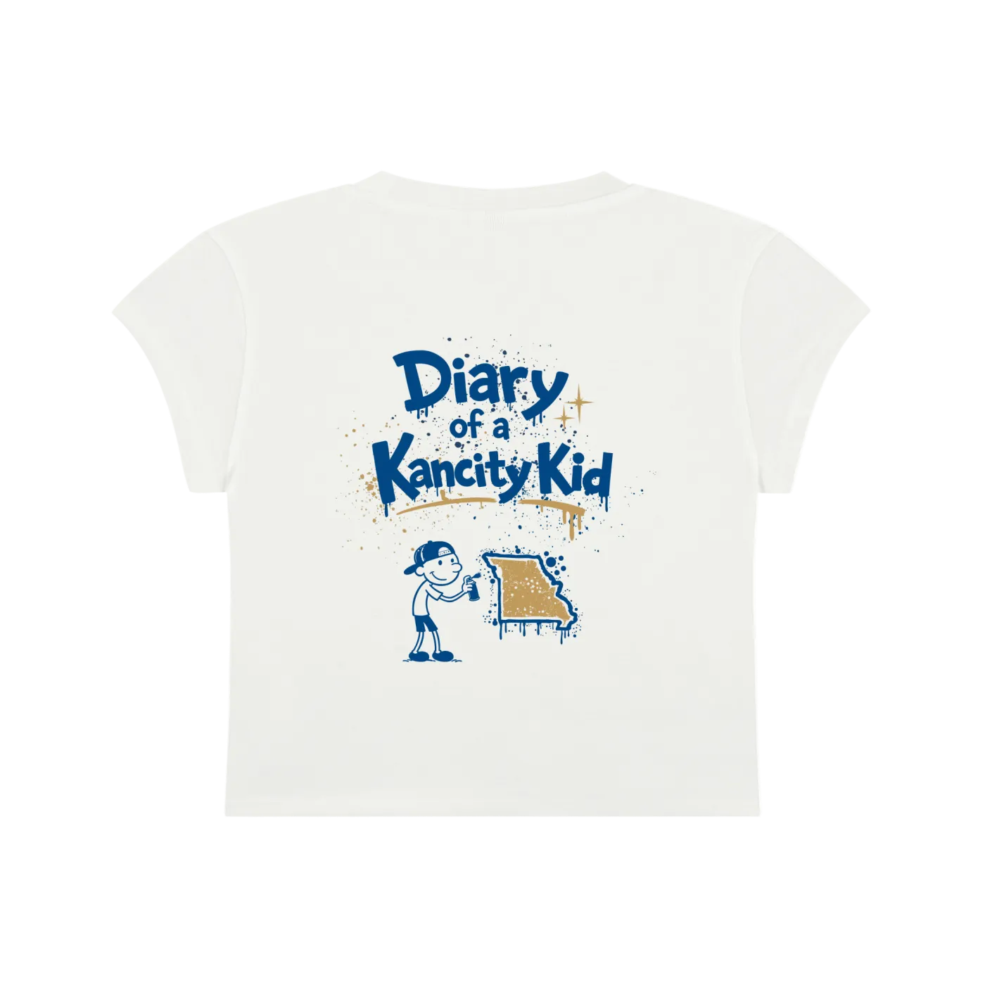 W Kancity Kid MO Slim-Fit Cropped T-Shirt