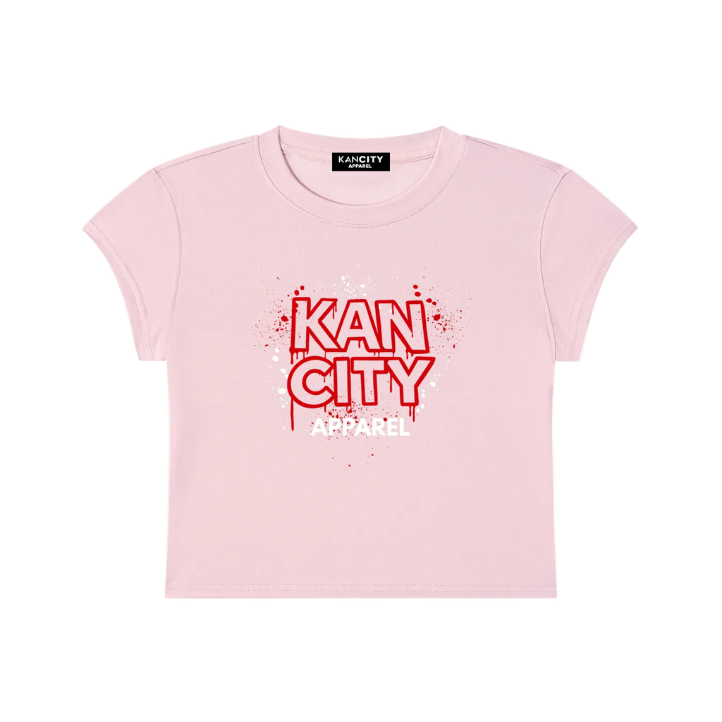 W Kancity Kid KS Slim-Fit Cropped T-Shirt