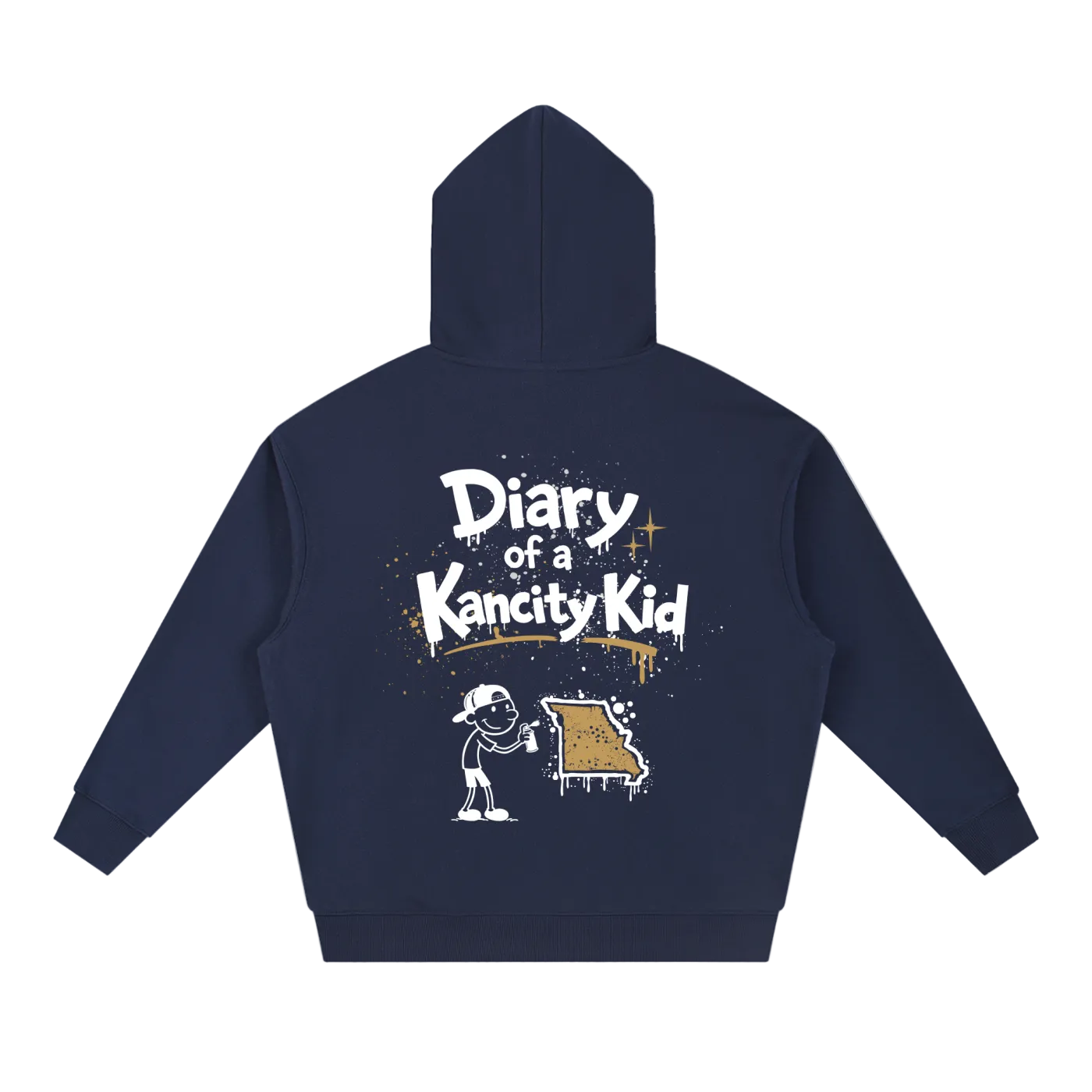 W Kanicty Kid MO Drop-Shoulder Hoodie