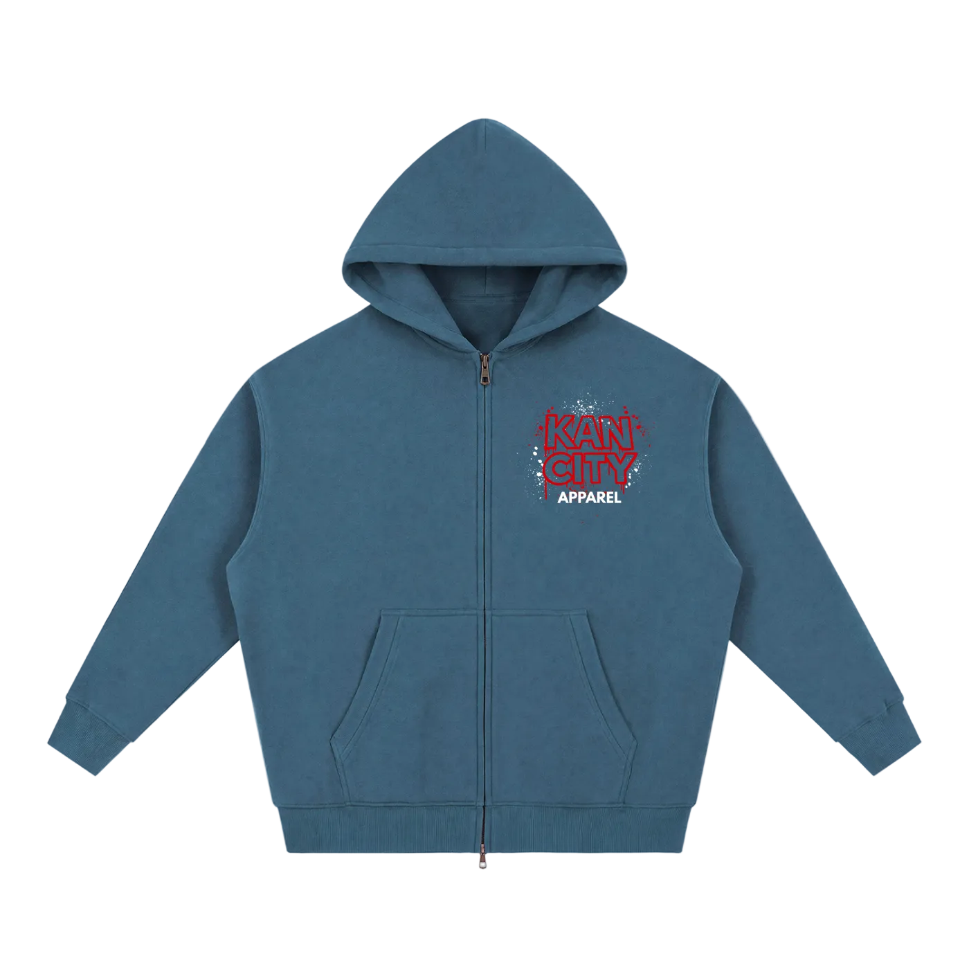 Kancity Kid MO Oversized Zip Hoodie