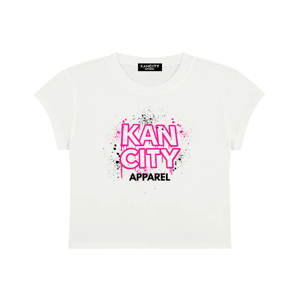 W Kancity Kid KS Slim-Fit Cropped T-Shirt