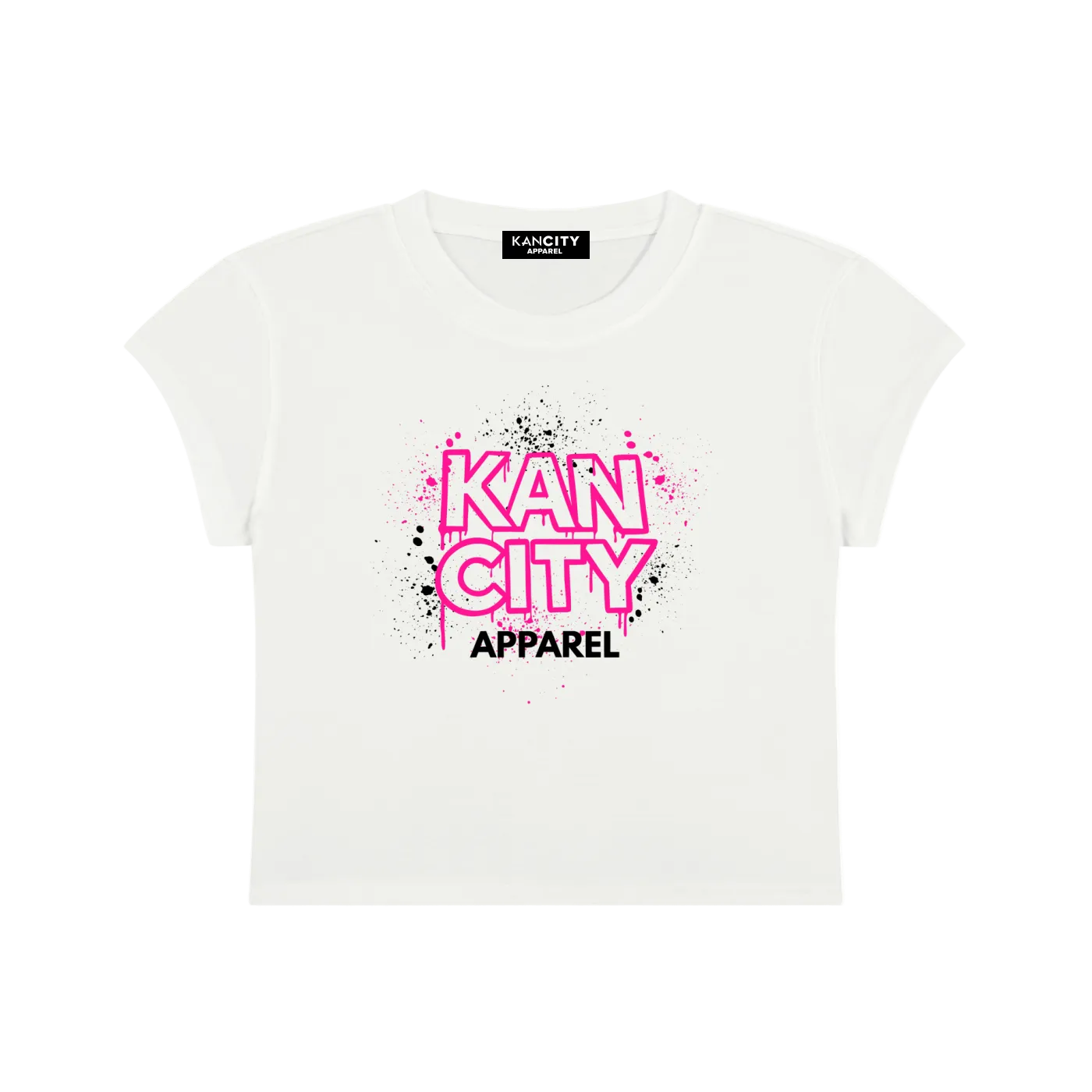 W Kancity Kid KS Slim-Fit Cropped T-Shirt