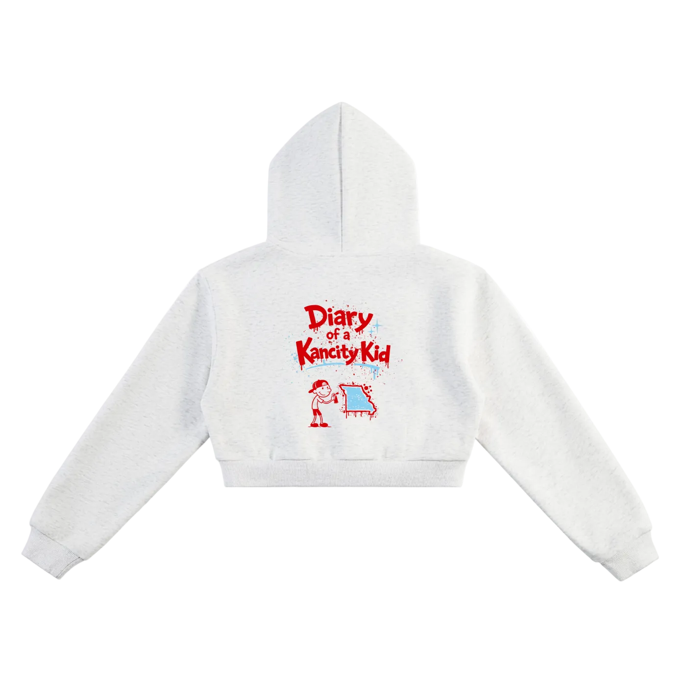 W Kancity Kid MO Cropped Hoodie