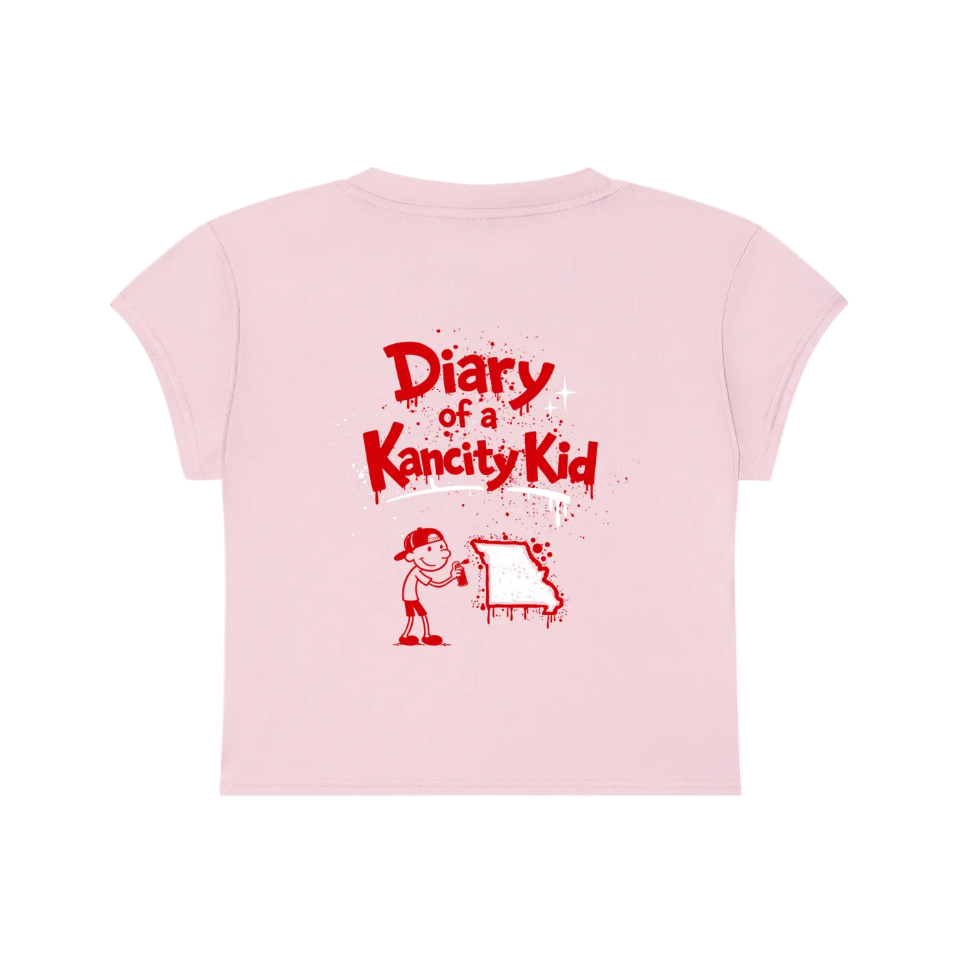 W Kancity Kid MO Slim-Fit Cropped T-Shirt