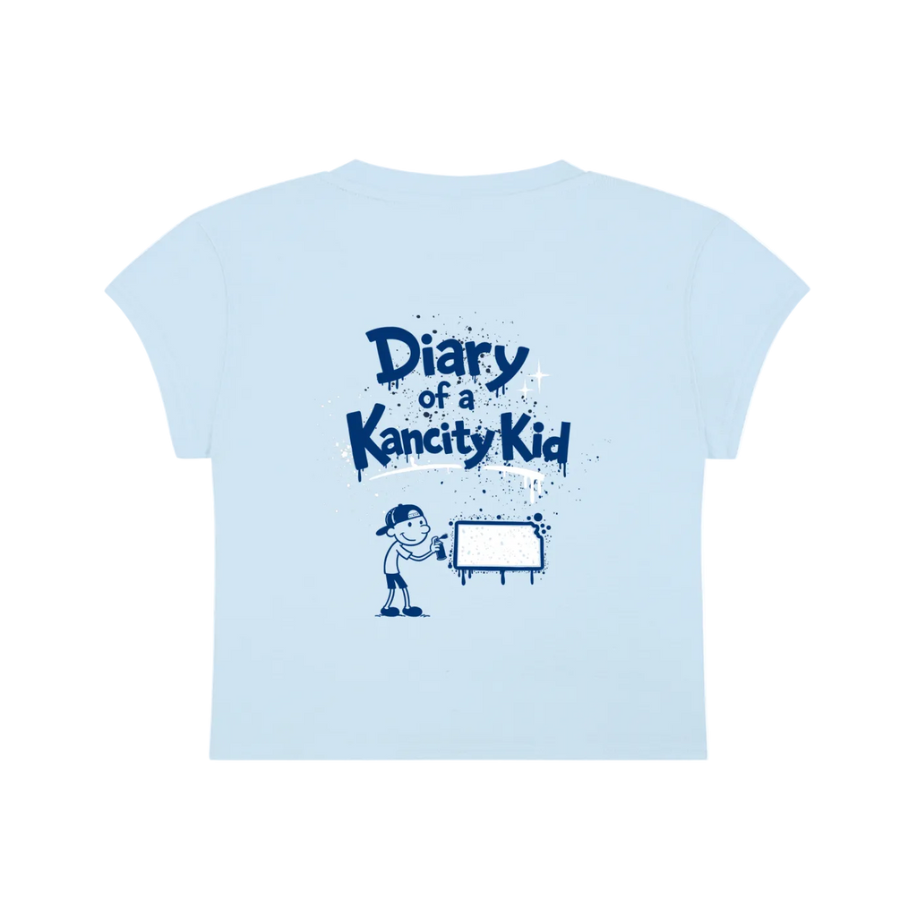 W Kancity Kid KS Slim-Fit Cropped T-Shirt